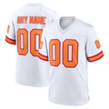 Tuec Custom TB.Buccaneers White '76 Home Game Any Name & Numbers Stitched Jerseys