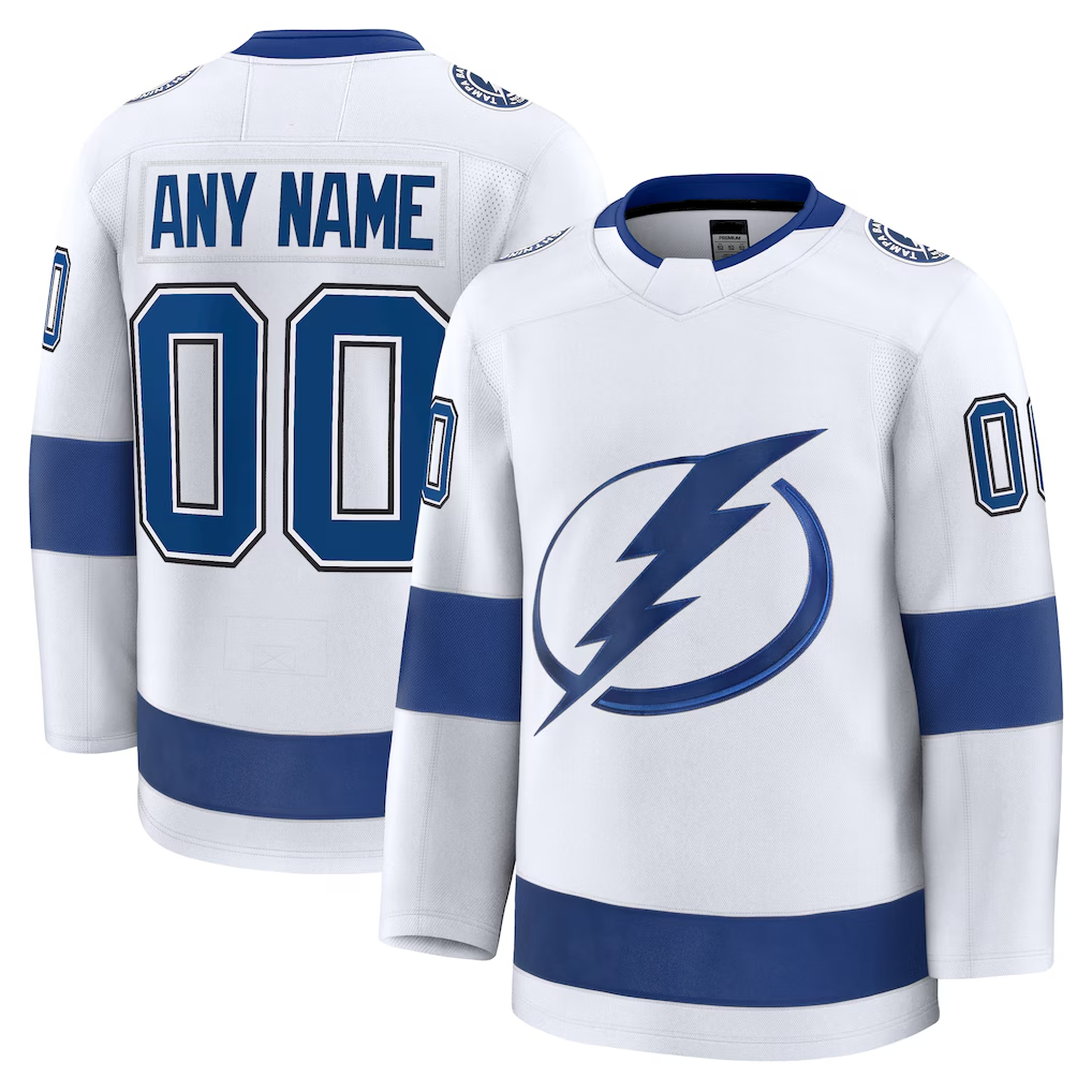 Tuec Custom TB.Lightning White Away Premium Jerseys