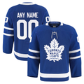 Tuec Custom T.Maple Leafs Blue Home Authentic Pro Jerseys