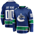 Tuec Custom V.Canucks Blue Home Team Breakaway Jerseys