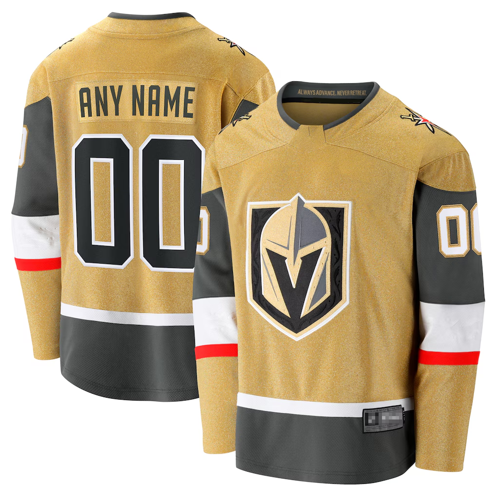 Tuec Custom V.Golden Knights Home Breakaway Jerseys