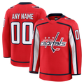 Tuec Custom W.Capitals Red Home Premium Jerseys