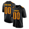 Tuec Custom W.Commanders Black Carbon Fashion Home Game Any Name & Numbers Stitched Jerseys