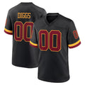 Tuec Custom W.Commanders Black Limited Home Game Any Name & Numbers Stitched Jerseys