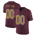 Tuec Custom W.Commanders Burgundy Alternate Vapor Untouchable Home Game Any Name & Numbers Stitched Jerseys