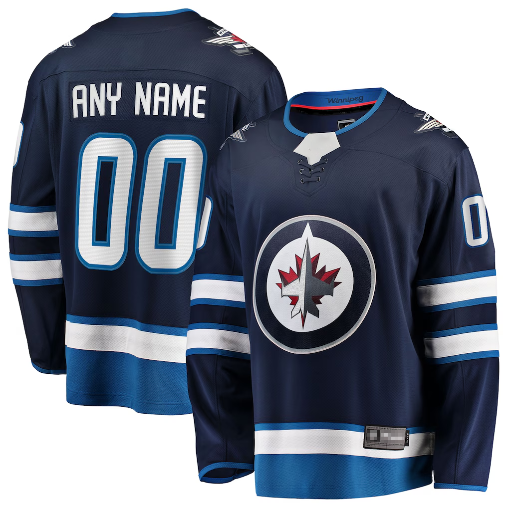Tuec Custom W.Jets Blue Home Breakaway Jerseys