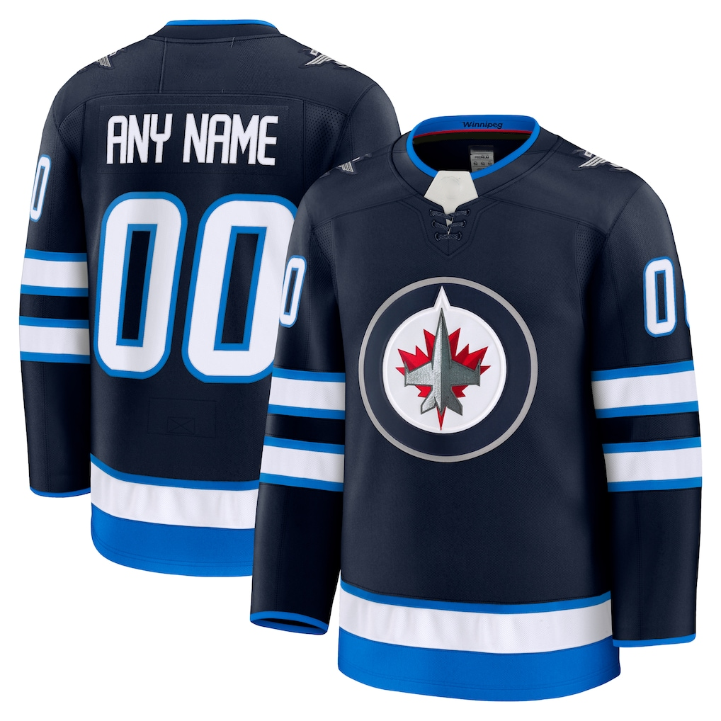 Tuec Custom W.Jets Navy Home Premium Jerseys