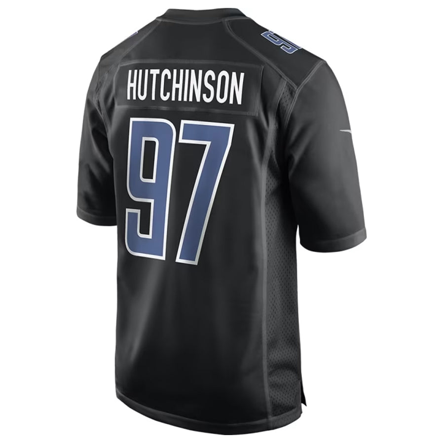 Tuec D.Lions #97 Aidan Hutchinson Player Black Limited Fashion Stitched Jerseys