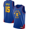 tuec D.Nuggets #15 Nikola Jokic Blue Swingman Jerseys - Statement Edition