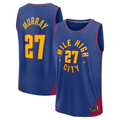 tuec D.Nuggets #27 Jamal Murray Blue Fast Break Replica Player Jerseys - Statement Edition