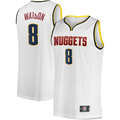 tuec D.Nuggets #8 Peyton Watson White Fast Break Player Jerseys - Association Edition