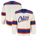 Tuec E.Oilers Light Beige Alternate Authentic Pro Jerseys