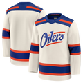 Tuec E.Oilers Light Beige Alternate Premium Jerseys