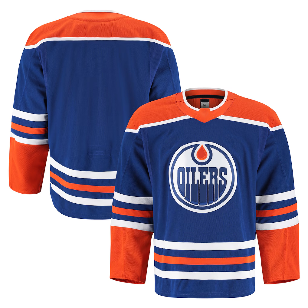 Tuec E.Oilers Royal Home Authentic Pro Jerseys