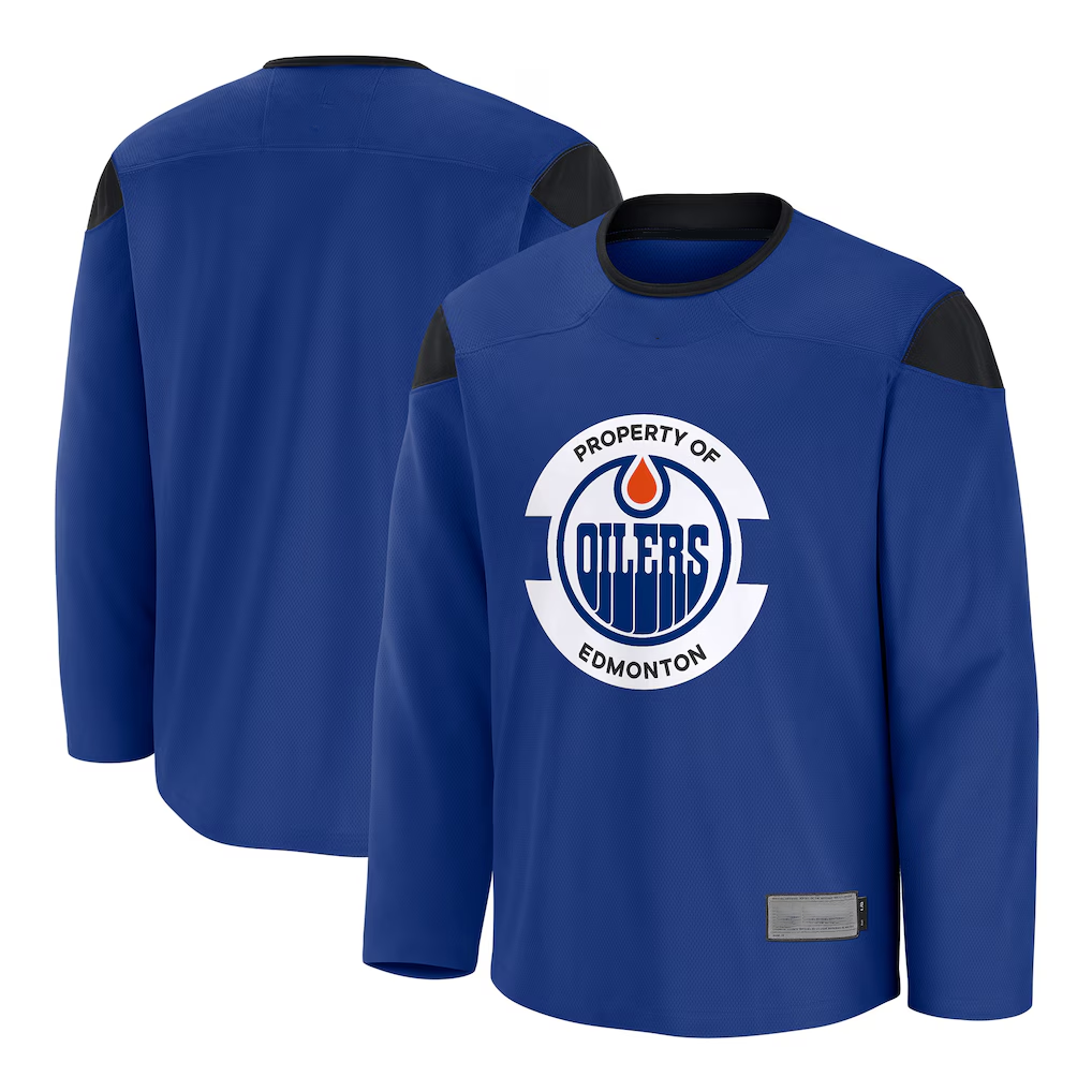Tuec E.Oilers Royal Practice Jerseys