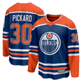 Tuec E.Oilers #30 Calvin Pickard Royal Home Premier Breakaway Player Jerseys