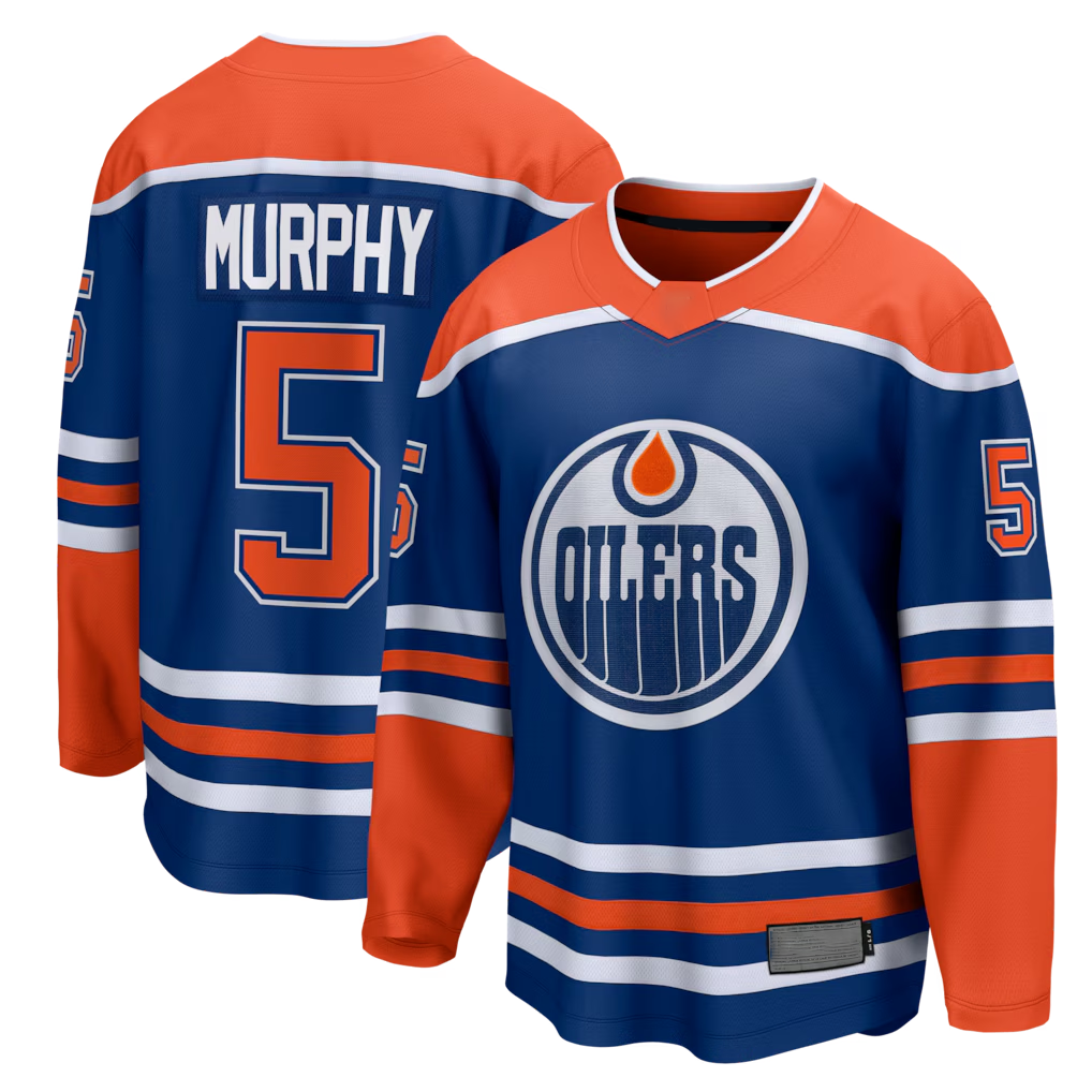 Tuec E.Oilers #5 Connor Murphy Royal Home Breakaway Jerseys
