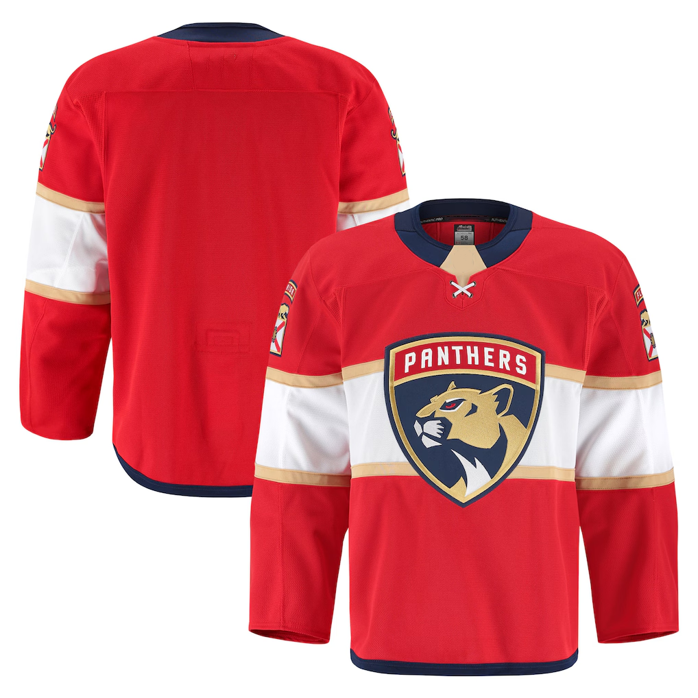 Tuec F.Panthers Red Home Authentic Pro Jerseys
