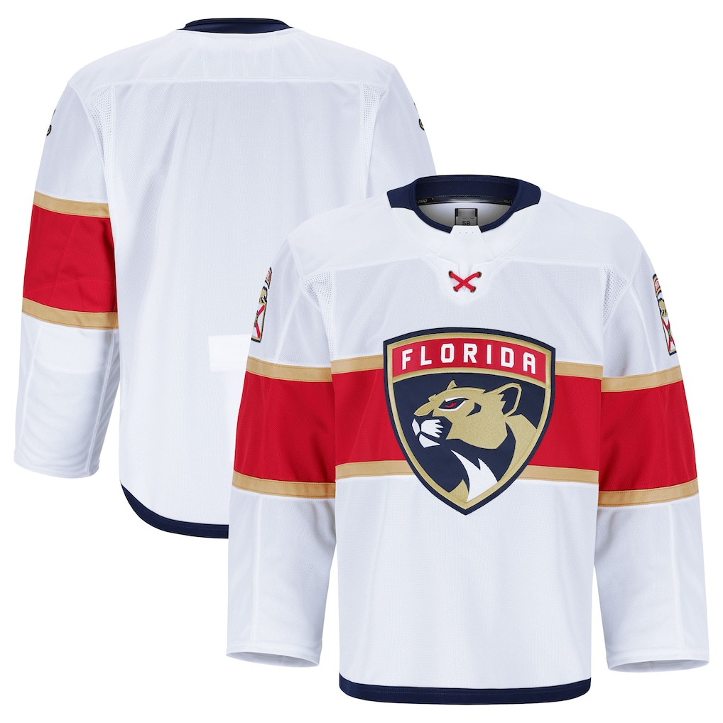 Tuec F.Panthers White Away Authentic Pro Jerseys