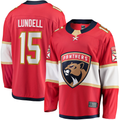 Tuec F.Panthers F.Panthers #15 Anton Lundell Red Home Breakaway Player Jerseys