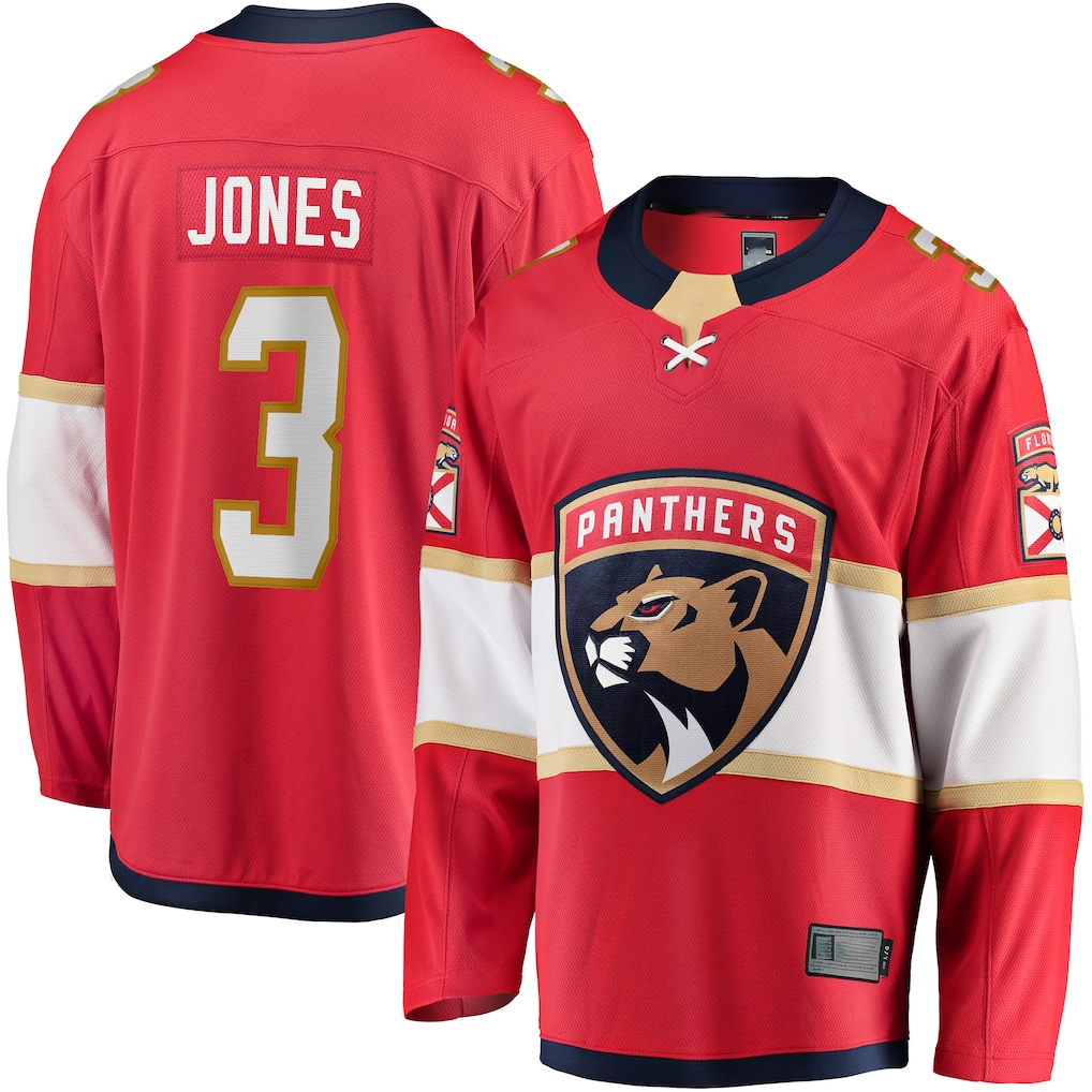 Tuec F.Panthers #3 Seth Jones Red Home Breakaway Jerseys