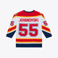 Tuec F.Panthers #55 Ed Jovanovski Mitchell & Ness White 1996 Power Play Jerseys