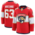 Tuec F.Panthers #63 Brad Marchand Red Home Premium Jerseys