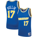 tuec G.State Warriors #17 Chris Mullin Mitchell & Ness Royal 199394 Hardwood Classics Swingman Jerseys