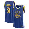 tuec G.State Warriors #31 Seth Curry Blue Fast Break Replica Jerseys - Icon Edition