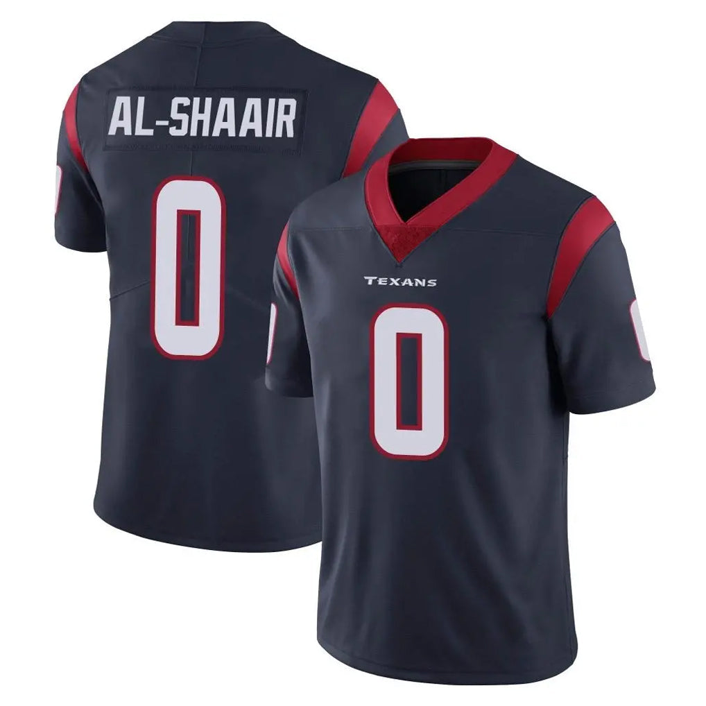 Tuec H.Texans #0 Azeez Al-Shaair Player Navy Limited Vapor Untouchable Home Game Stitched Jerseys