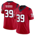 Tuec H.Texans #39 Henry To'oTo'o Player Red Limited Vapor F.U.S.E. Home Game Stitched Jerseys
