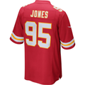 Tuec KC.Chiefs #95 Chris Jones Red Game Stitched Jerseys