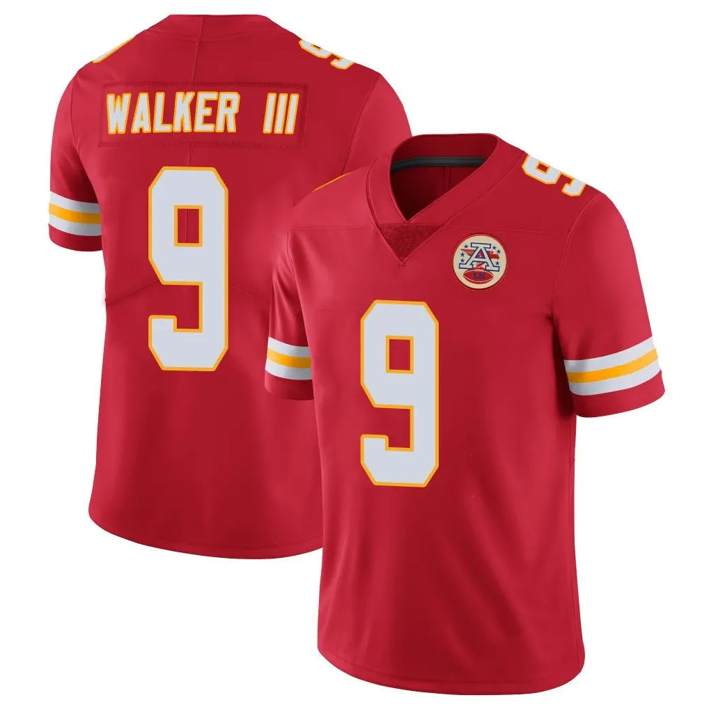 tuec KC.Chiefs #9 Kenneth Walker III Player Red Limited Vapor Untouchable Home Game Stitched Jerseys