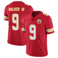 tuec KC.Chiefs #9 Kenneth Walker III Player Red Limited Vapor Untouchable Home Game Stitched Jerseys