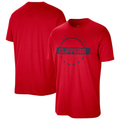 tuec L.Clippers Red Authentic Practice T-Shirt Stitched Jerseys