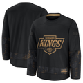 Tuec LA.Kings Black 2024 Military Appreciation Practice Jerseys