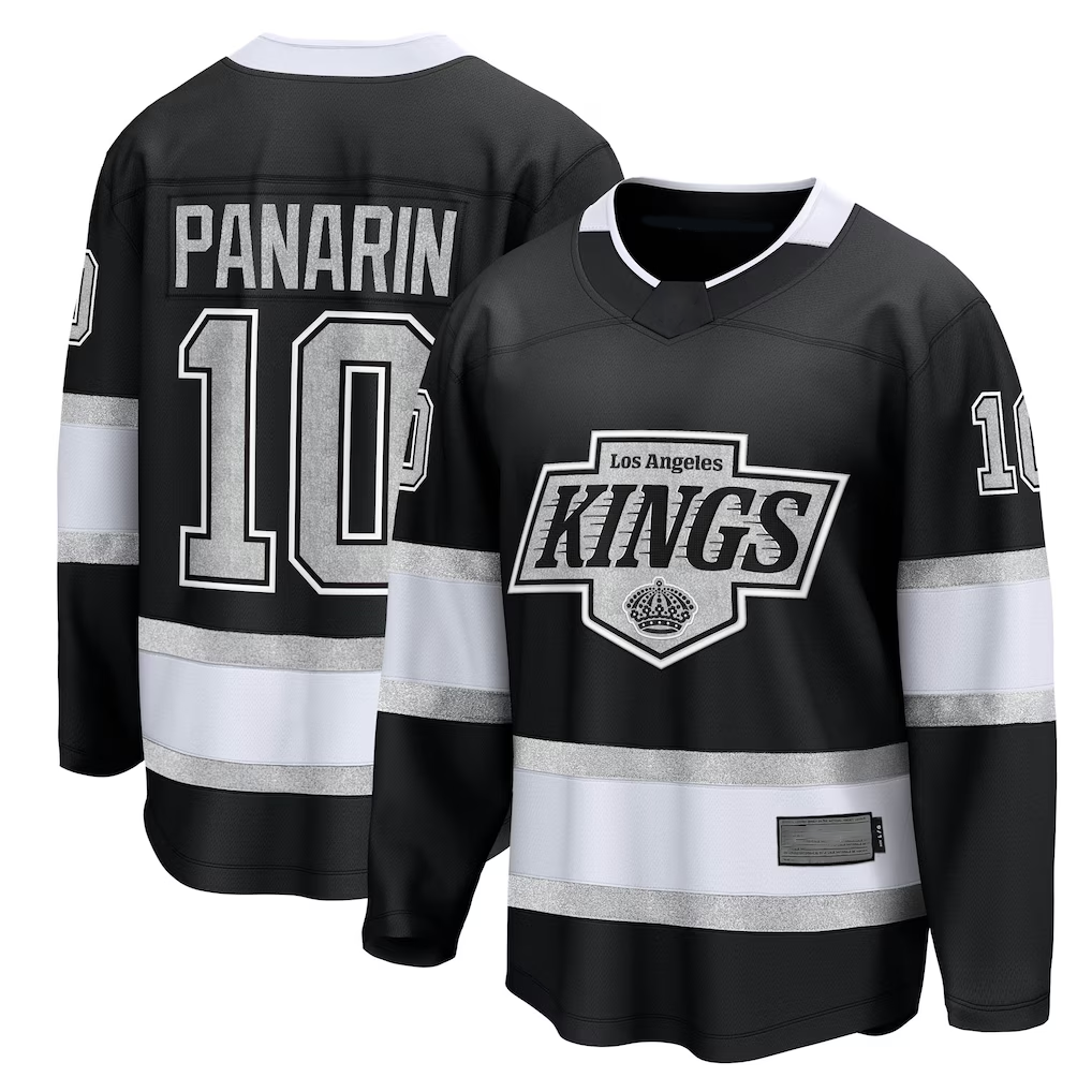 Tuec LA.Kings #10 Artemi Panarin Black Home Breakaway Jerseys