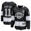 Tuec LA.Kings #11 Anze Kopitar Black Home Premier Breakaway Player Jerseys