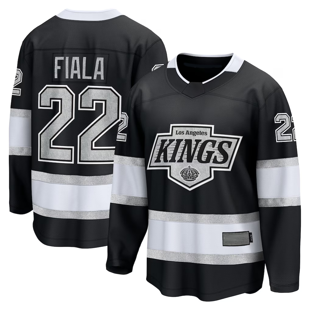 Tuec LA.Kings #22 Kevin Fiala Black Home Breakaway Jerseys