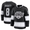 Tuec LA.Kings #8 Drew Doughty Black Home Premium Jerseys