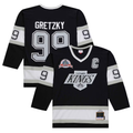 Tuec LA.Kings #99 Wayne Gretzky Black 1992-93 Power Play Jerseys