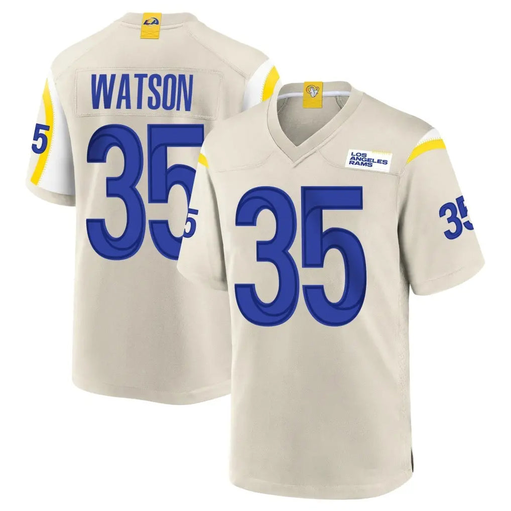 tuec LA.Rams #35 Jaylen Watson Player Bone Home Game Stitched Jerseys