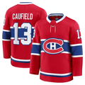Tuec M.Canadiens #13 Cole Caufield Red Home Premium Jerseys