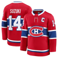 Tuec M.Canadiens #14 Nick Suzuki Red Home Premium Jerseys