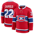Tuec M.Canadiens #22 Cole Caufield Red Home Premium Jerseys