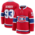 Tuec M.Canadiens #93 Ivan Demidov Red Home Premium Jerseys