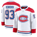 Tuec M.Canadiens #93 Ivan Demidov White Away Premium Jerseys
