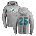 Tuec M.Dolphins #25 Tyrel Dodson Player Gray LOGO Pullover Hoodies Limited Stitched Jerseys