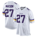 Tuec MN.Vikings #27 Jordan Mason Player White Home Game Stitched Jerseys