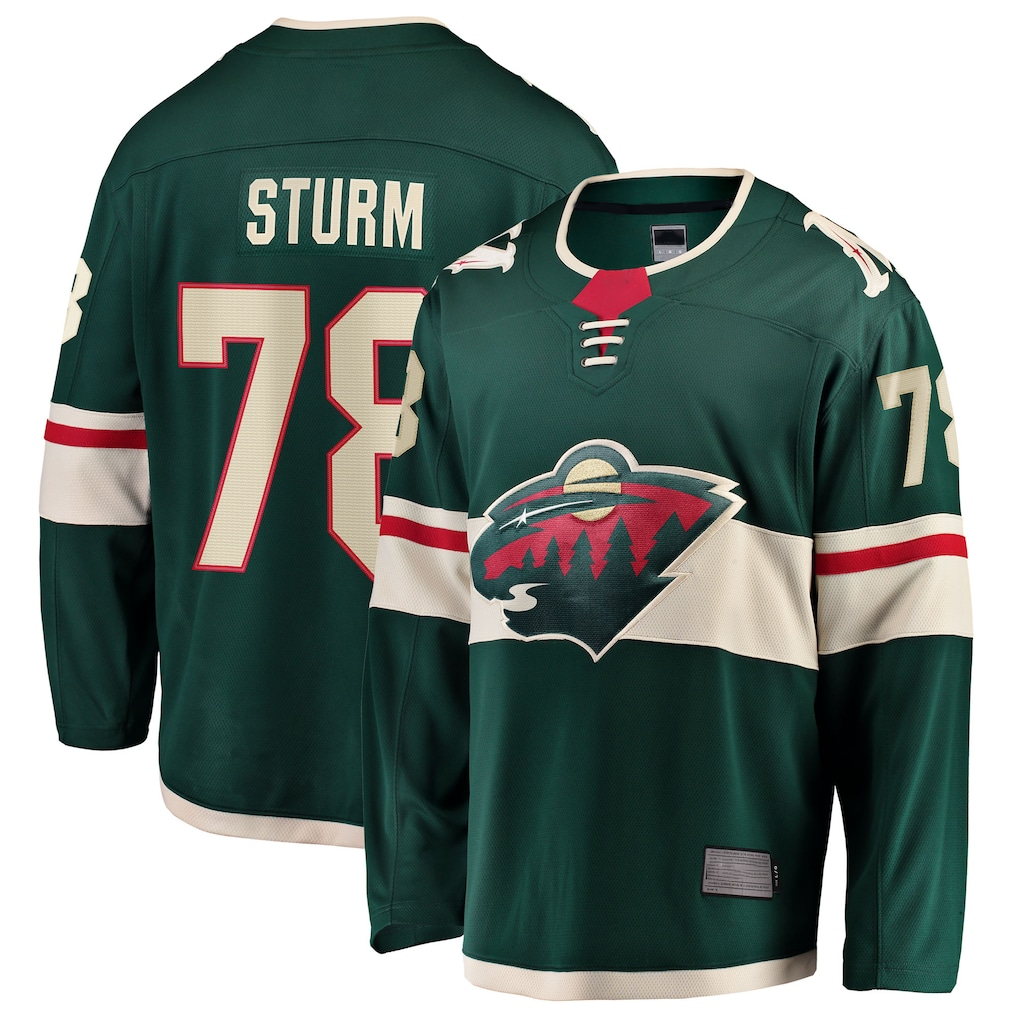 Tuec M.Wild #78 Nico Sturm Green Home Breakaway Jerseys
